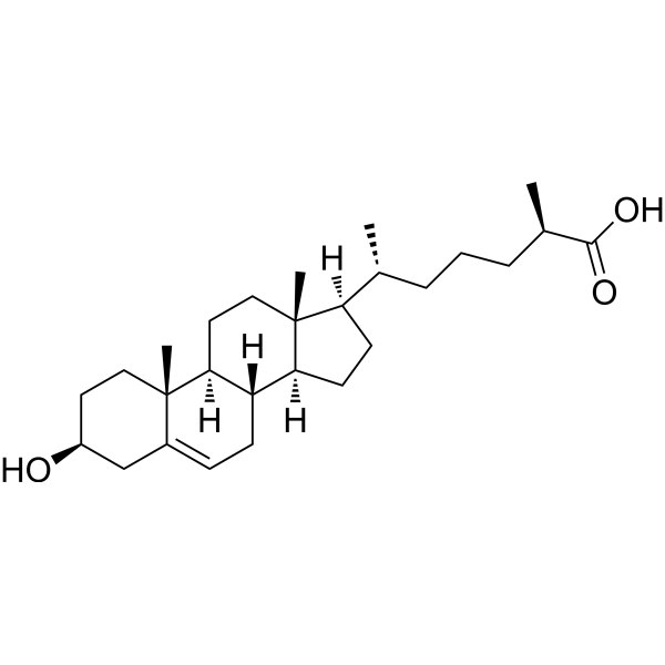 5-Cholestene-26-oic acid-3β-ol 56845-87-5
